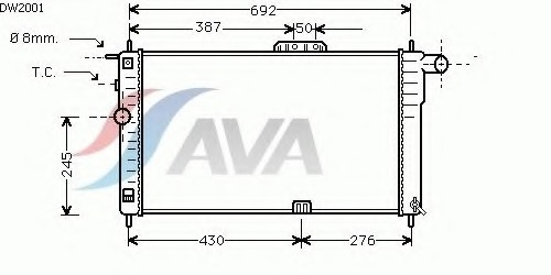 DW2001 AVA QUALITY COOLING