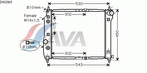 DW2069 AVA QUALITY COOLING