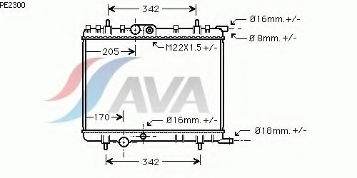 PE2300 AVA QUALITY COOLING