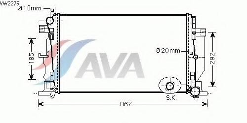 VW2279 AVA QUALITY COOLING