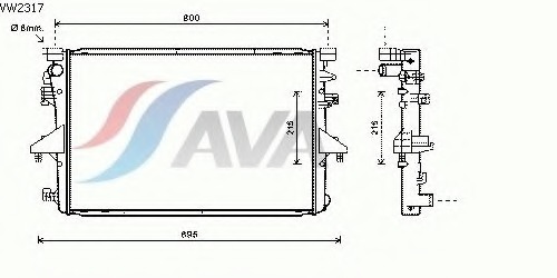 VW2317 AVA QUALITY COOLING