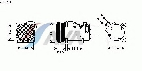 VWK281 AVA QUALITY COOLING