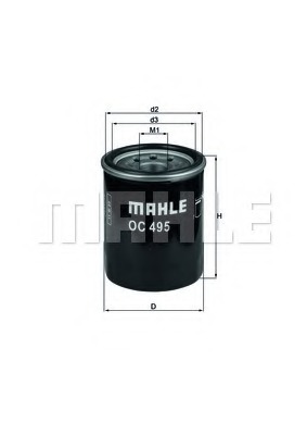 OC495 MAHLE ORIGINAL