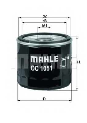 OC 1051 MAHLE ORIGINAL