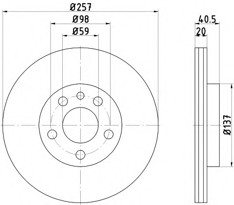 8DD355105621 HELLA PAGID