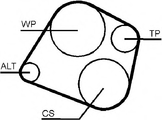 6PK1015 CONTITECH