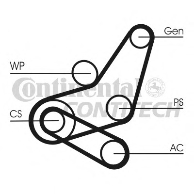 6PK1059T2 CONTITECH