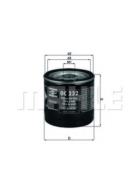 OC232 MAHLE FILTER