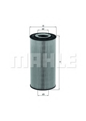 OX1231D MAHLE FILTER