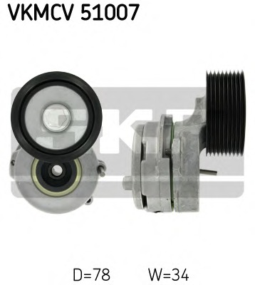 VKMCV51007 SKF