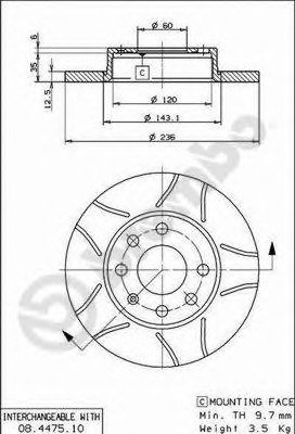 08447575 BREMBO