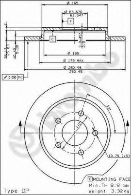 08493110 BREMBO