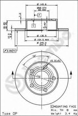 08908311 BREMBO