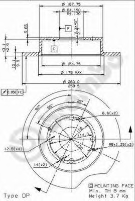 08960310 BREMBO