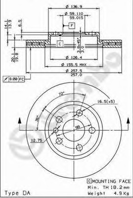 09587034 BREMBO