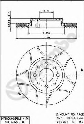 09587075 BREMBO