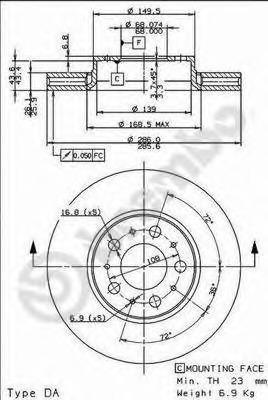 09863311 BREMBO