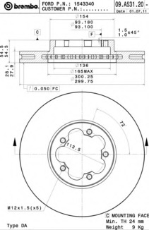 09A53120 BREMBO