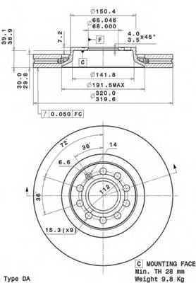 09A59810 BREMBO