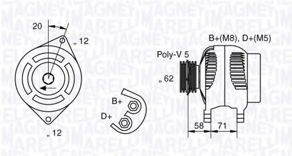 063321485010 MAGNETI MARELLI