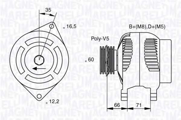 063321625010 MAGNETI MARELLI